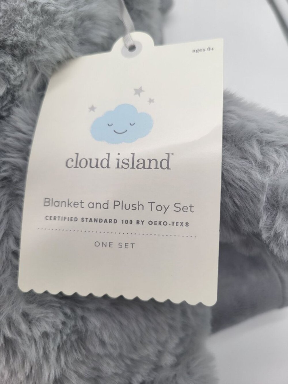Cloud Island Target Gray Elephant with Blanket 30"x40" Set Large Lovey *FLAW - Picture 3 of 7